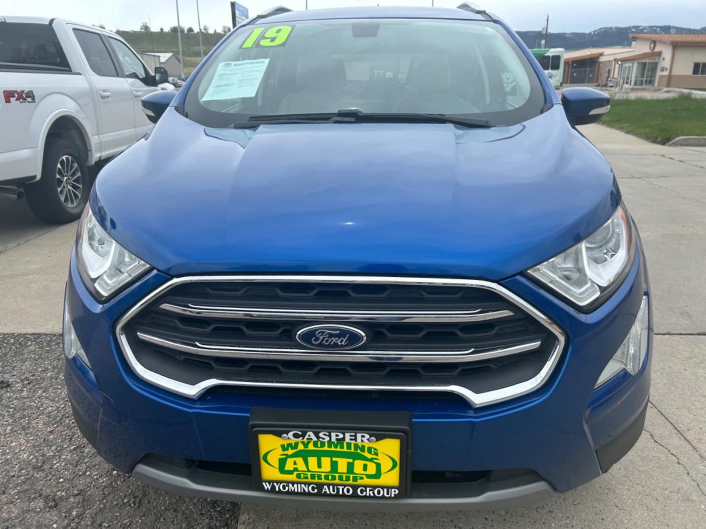 2019 BLUE /Black FORD ECOSPORT TITANIUM (MAJ6S3KL1KC) with an 2.0L engine, Automatic transmission, located at 3030 CY Ave, Casper, WY, 82604, (307) 265-3830, 42.827816, -106.357483 - Photo#3